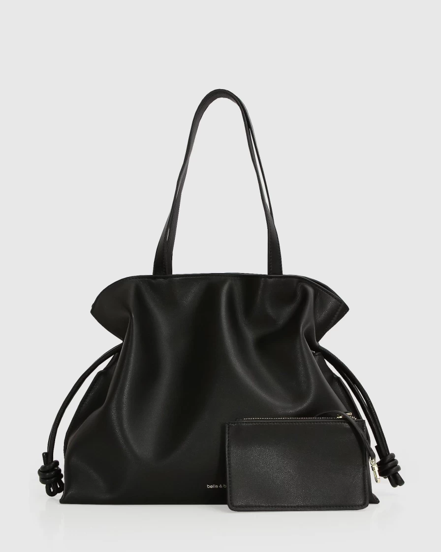 Belle & Bloom Women's C'Est La Vie Black Shoulder Bag - Elegant & Stylish Handbag for Everyday Use
