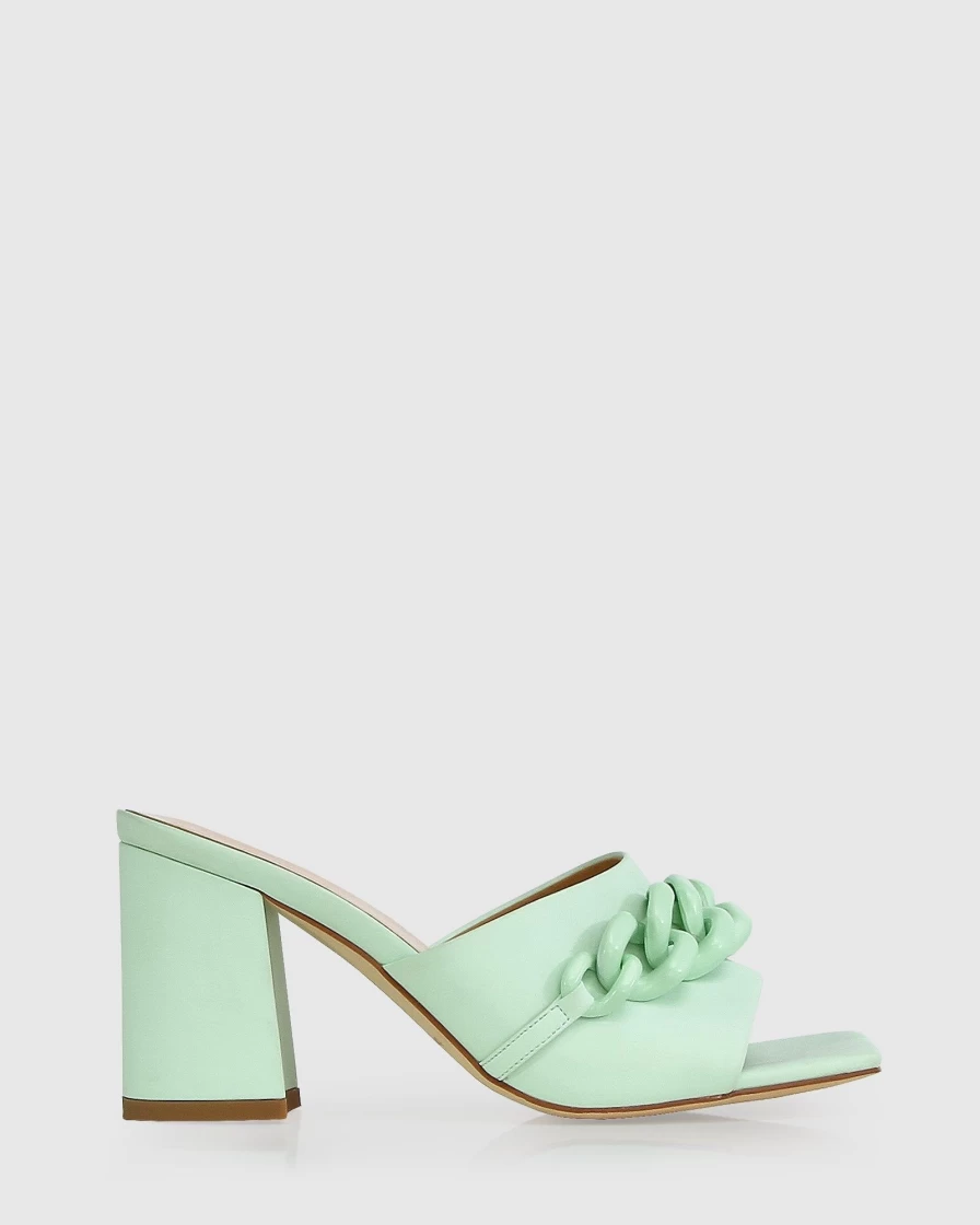 Belle & Bloom Women's Mint Walking With You Mule Shoes