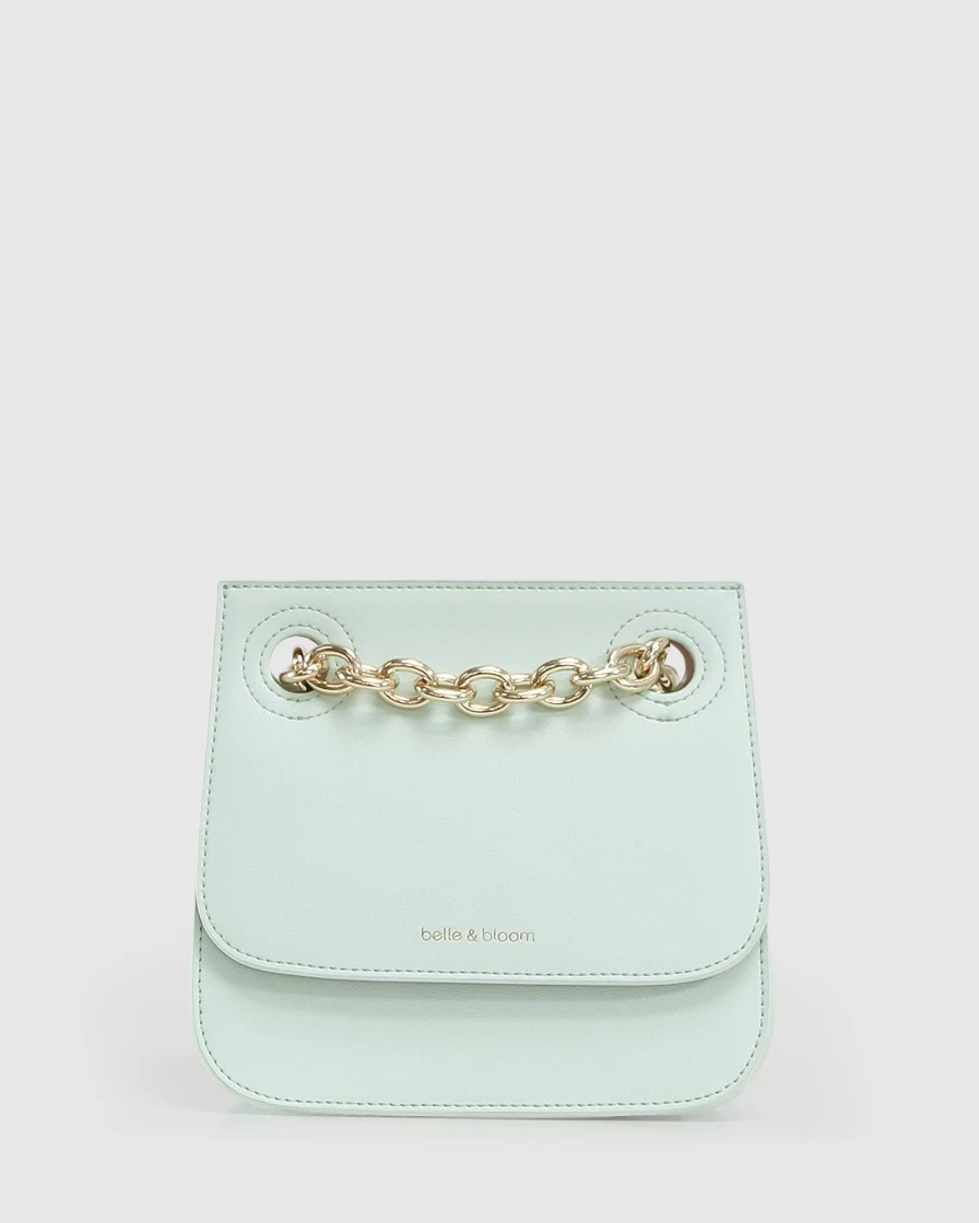 Belle & Bloom Women's Mint Green Mini Crossbody Bag - Little Victories Final Sale