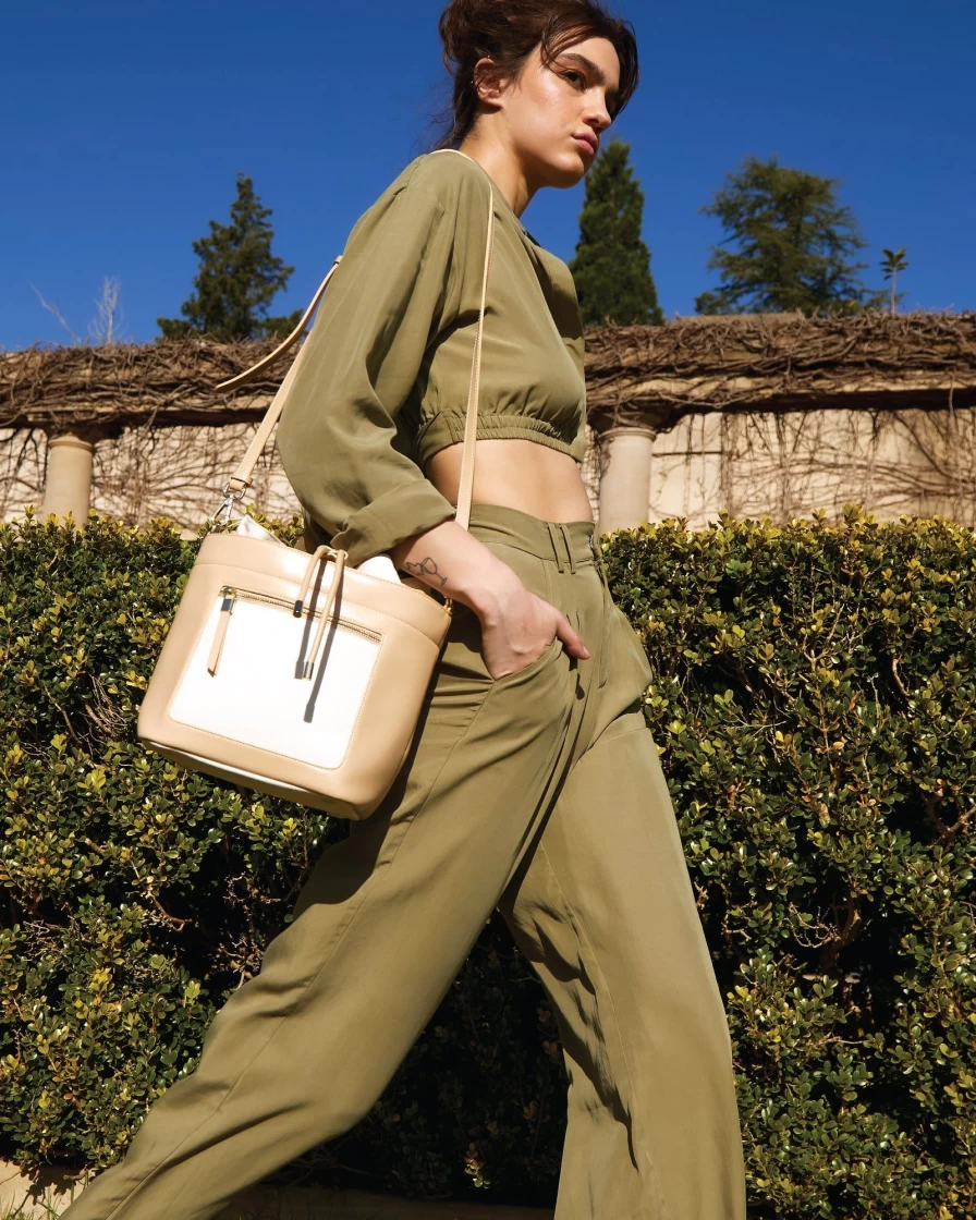 Belle & Bloom Women's Latte Bucket Bag - Don't Think Twice Final Sale