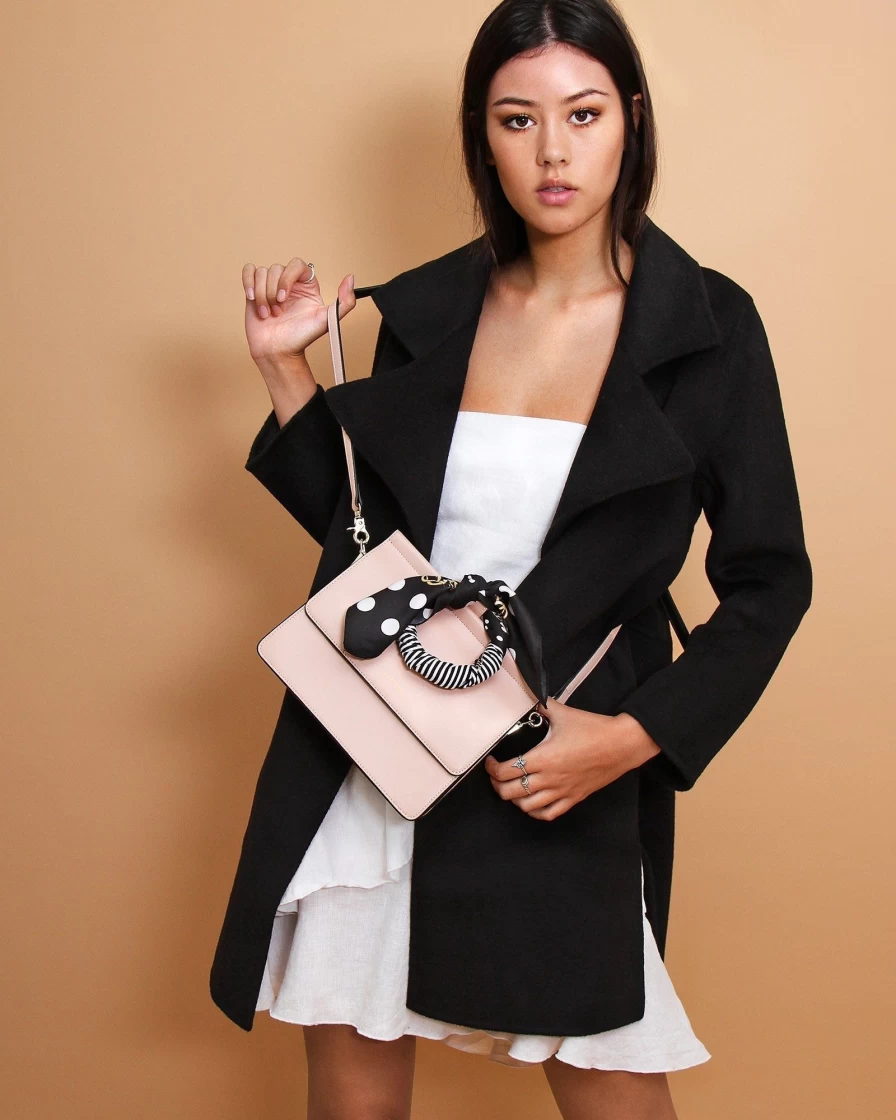 Belle & Bloom Women's Oversized Wool Blend Jacket - Black, New Fit Ex-Boyfriend Style Coat