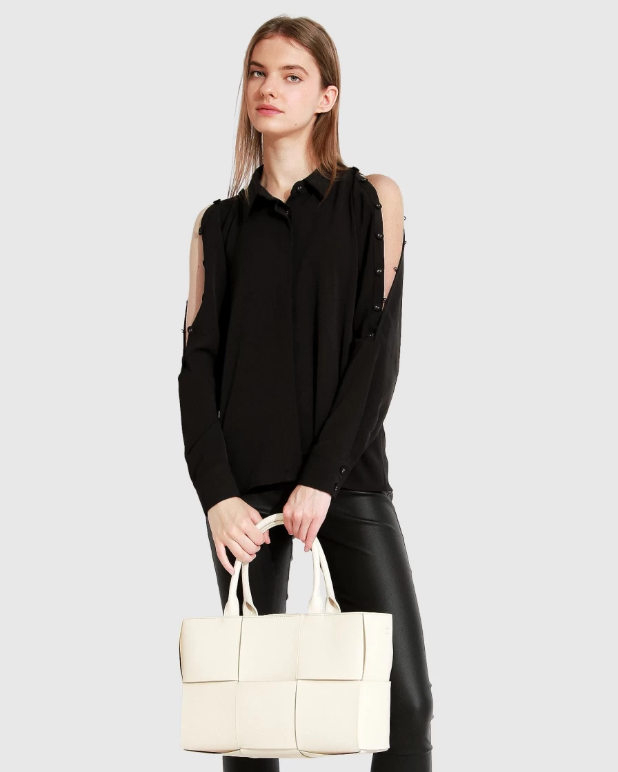 Belle & Bloom Women's Made With Love Black Shirt - Soft & Comfortable Casual Top