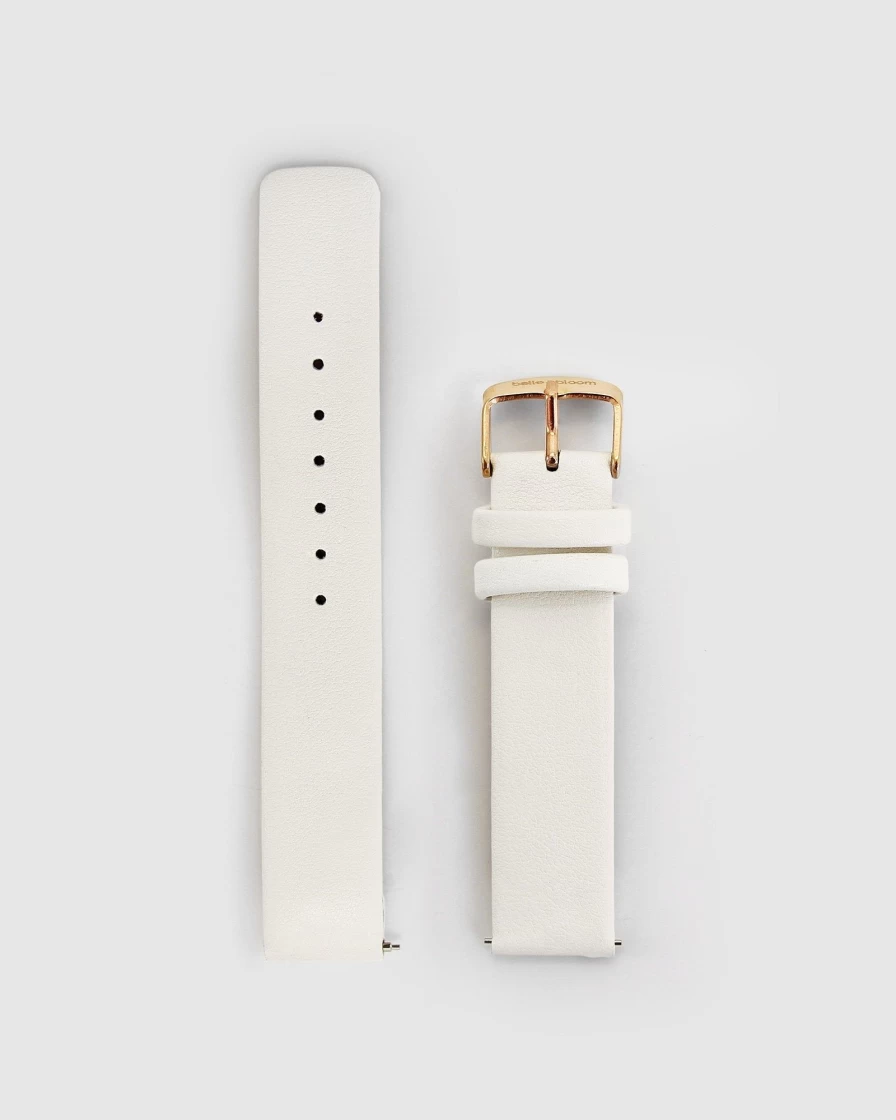 Belle & Bloom Women's Ivory Leather Watch Strap - Barcelona Story Final Sale