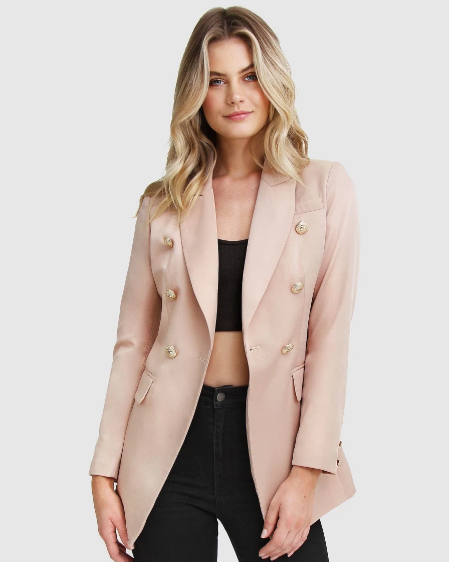 Belle & Bloom Women's Princess Polina Blazer in Blush - Final Sale