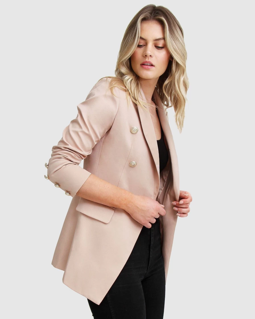 Belle & Bloom Women's Princess Polina Blazer in Blush - Final Sale