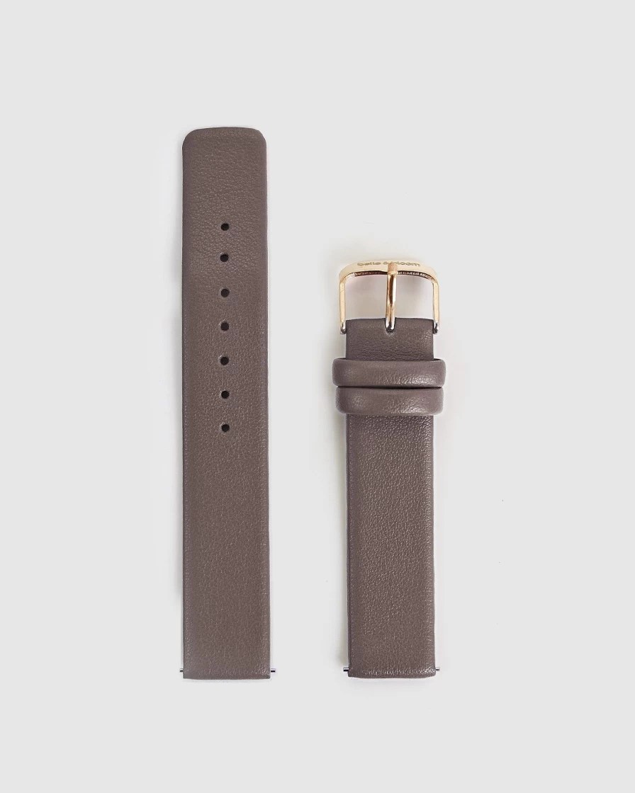Belle & Bloom Women's Grey Leather Watch Strap - Barcelona Story Final Sale