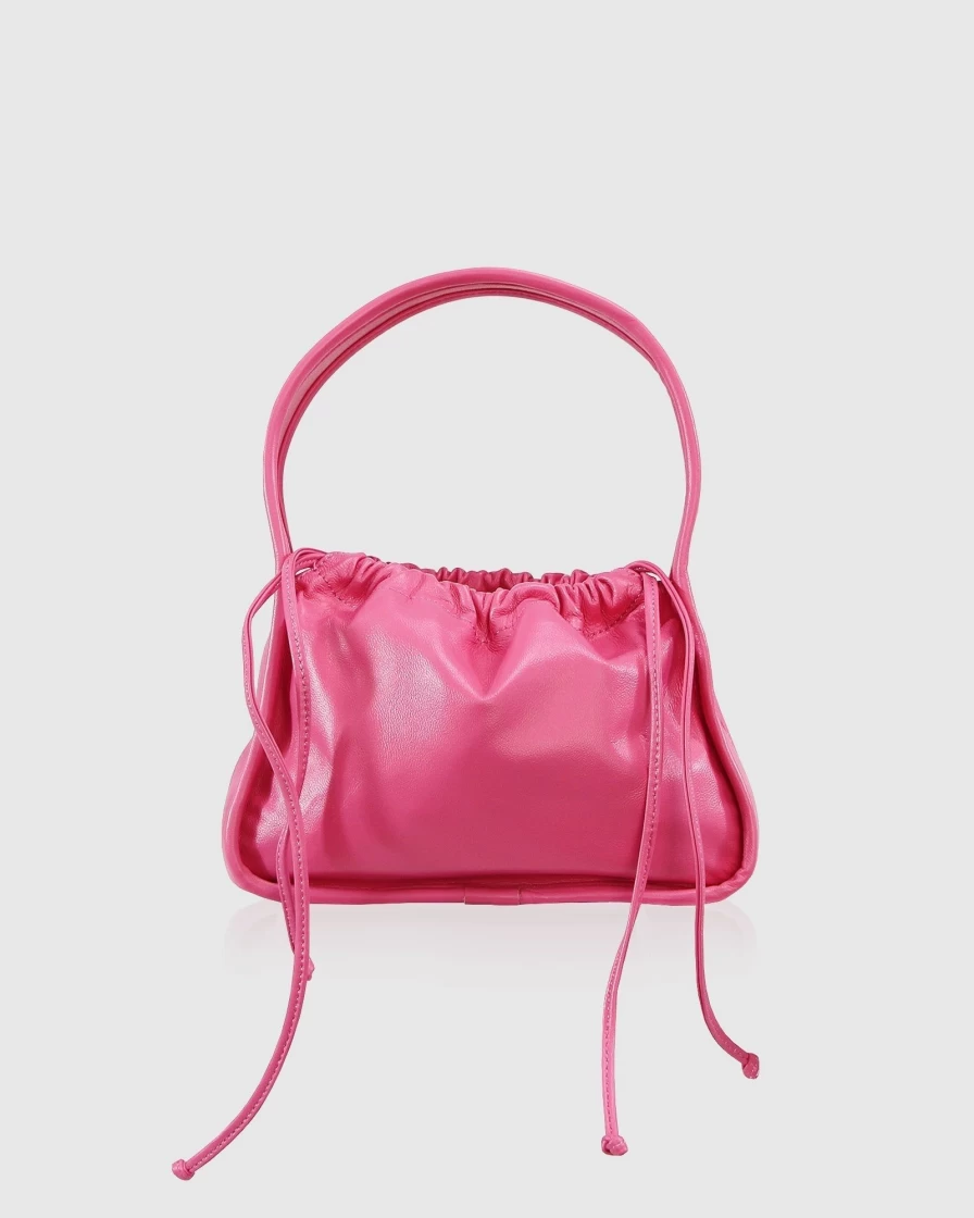 Belle & Bloom Women's Hot Pink Leather Handbag - Thing Called Love Collection Final Sale