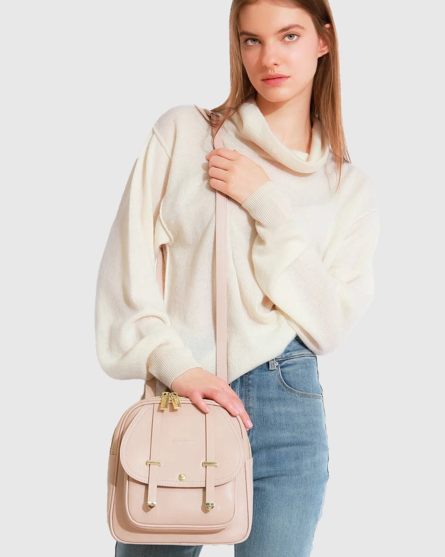 Belle & Bloom Women's Cream Cashmere Knit Sweater - Soft & Cozy Simple Pleasures Collection