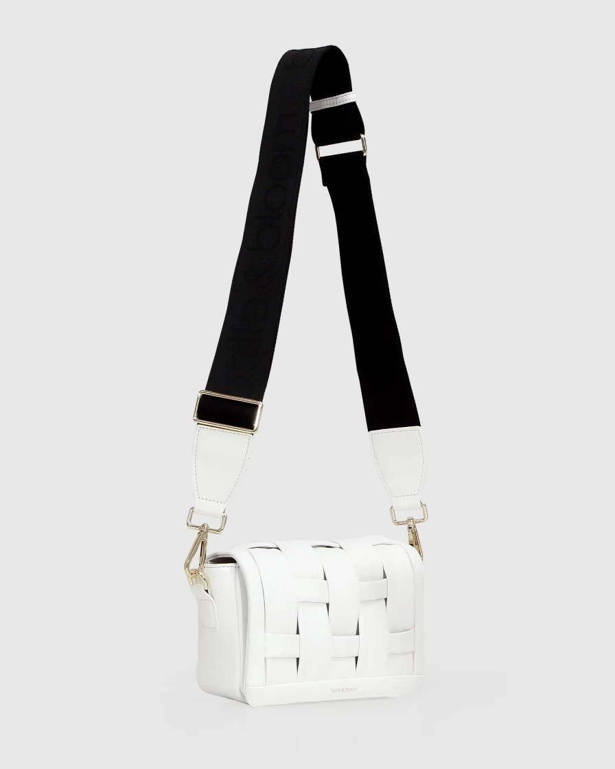 Belle & Bloom Women's White Bad Romance Crossbody Bag - Stylish Handbag for Everyday Use