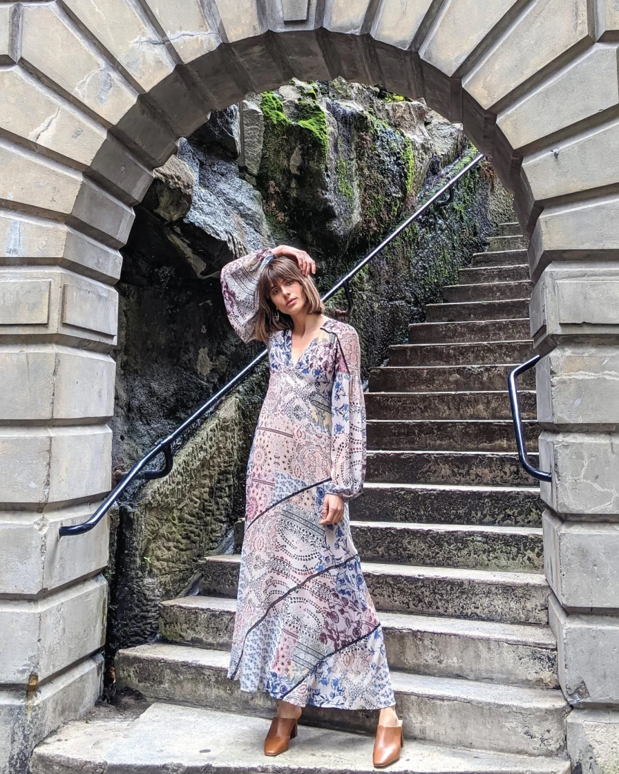 Belle & Bloom Women's In Your Dreams Beige Maxi Dress - Elegant Boho Summer Long Dress