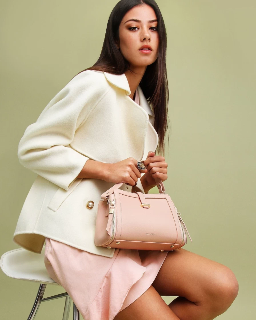Belle & Bloom Women's Dusty Rose Cross-Body Bag - Stylish & Practical Your Girl Handbag
