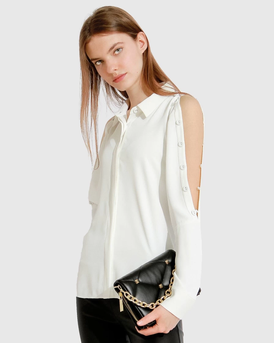 Belle & Bloom Women's Made With Love Off-White Shirt - Soft & Stylish Top